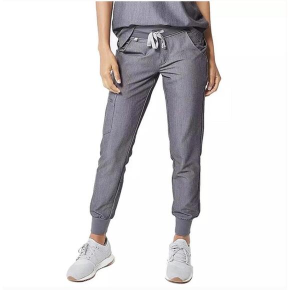 Figs Gray Graphite Zamora Jogger Scrub Pants Size Extra Small - Picture 1 of 5